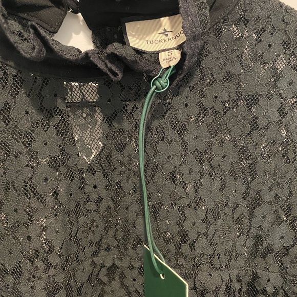 Tuckernuck Rosalee Black Lace Top Women’s Size Small NWT - Picture 10 of 12